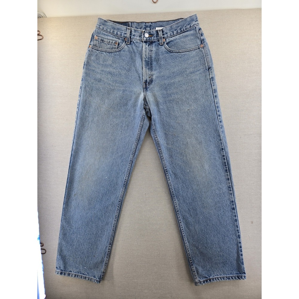 Vtg Levis 560 Jeans Men's 34x30 Fits 33x30.5" Blue Loose Fit Tapered Made USA